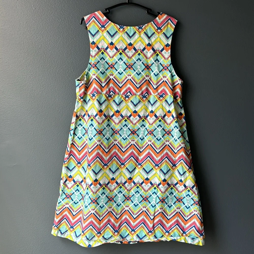 💞 BEEBAY Girls dress size 7 dress pink yellow white pattern spring summer dress